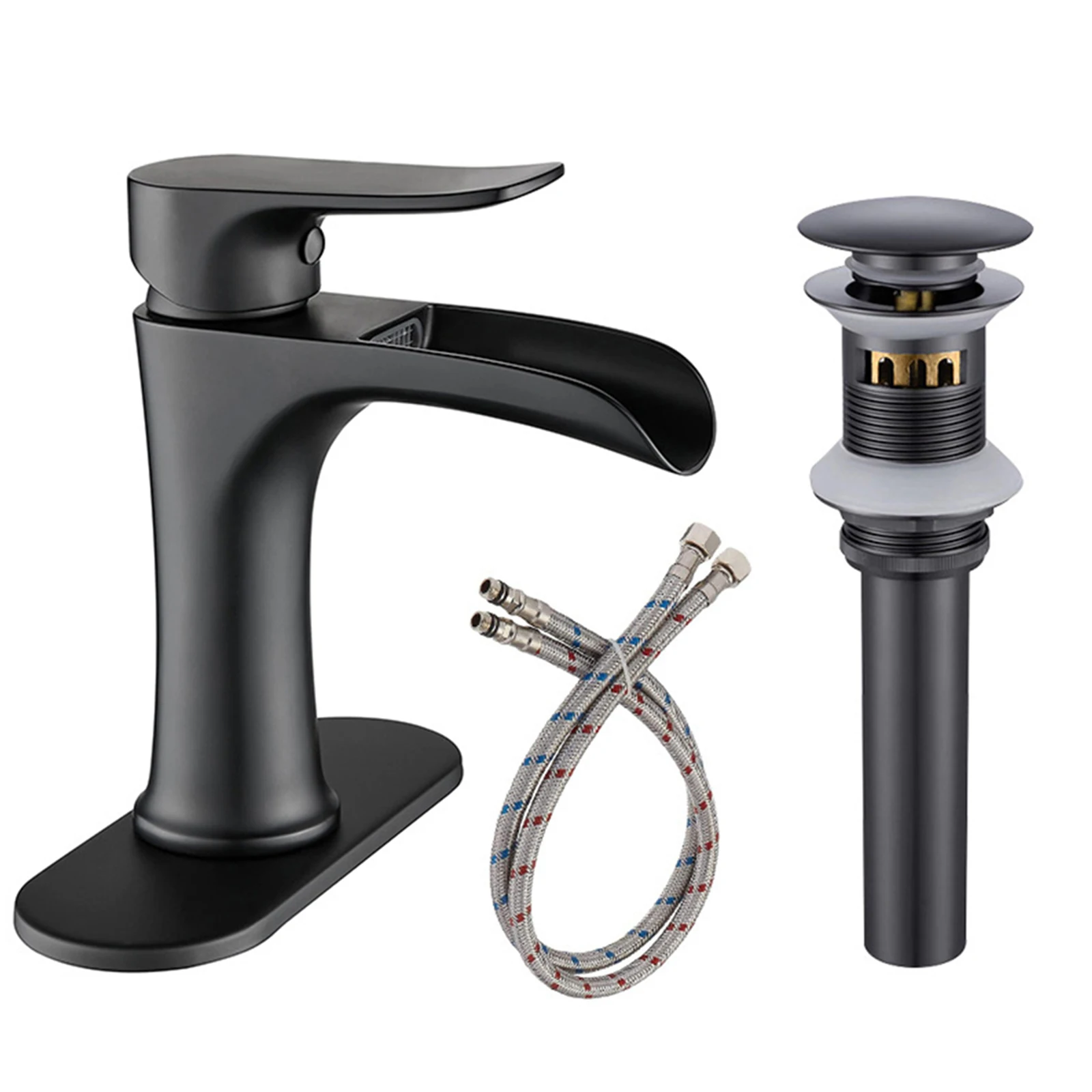 Waterfall Bathroom Faucet - 4Inch Bathroom Sink Faucets For 1 Hole Solid Brass Bouncing Out Of The Water Home Bathroom Faucets
Waterfall Bathroom Faucet - 4Inch Bathroom Sink Faucets For 1 Hole Solid Brass Bouncing Out Of The Water Home Bathroom Faucets