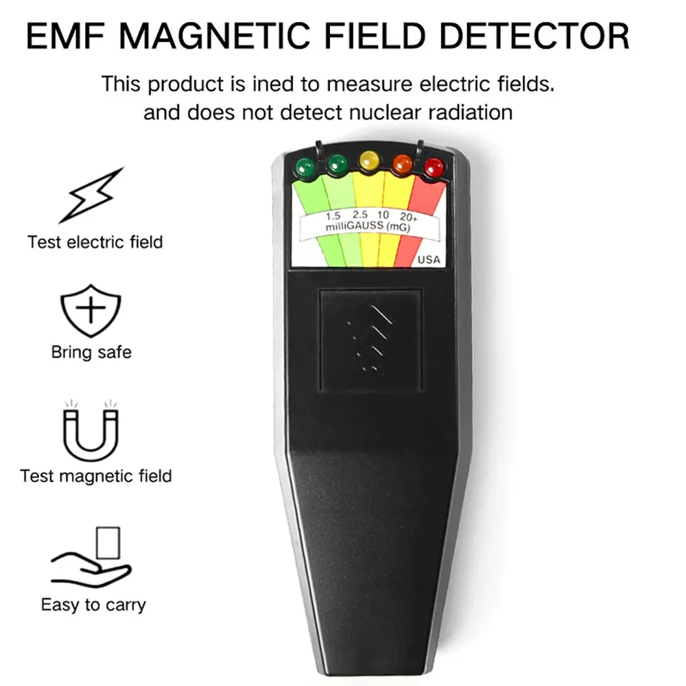 K2 Electromagnetic Field Portable EMF Gauss Meter Ghost Hunting Detector EMF Magnetic Field Detector 5 LED Gauss Meter
K2 Electromagnetic Field Portable EMF Gauss Meter Ghost Hunting Detector EMF Magnetic Field Detector 5 LED Gauss Meter
