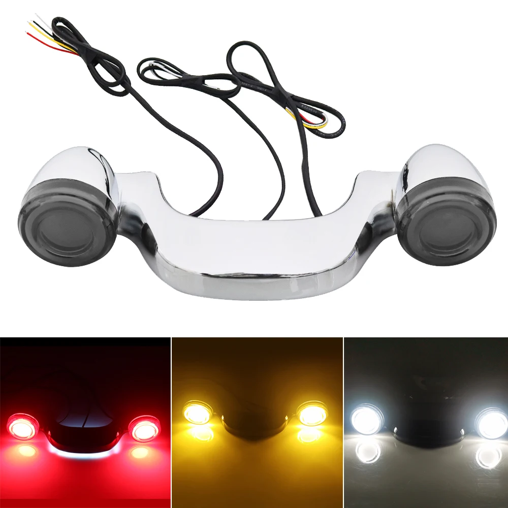 Motorcycle LED Rear Turn Signal Brake Light Bar Lamp For Harley Touring Street Road Glide Road King 2010-2019 2018 2017 2016
Motorcycle LED Rear Turn Signal Brake Light Bar Lamp For Harley Touring Street Road Glide Road King 2010-2019 2018 2017 2016