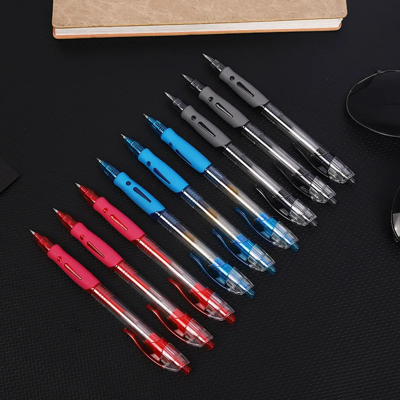 10PCS Wholesale Gel Pen Press Bullet Tip 0.5mm Liquid-Ink Student Supplies Office Accessories School Stationery Signature Pen
10PCS Wholesale Gel Pen Press Bullet Tip 0.5mm Liquid-Ink Student Supplies Office Accessories School Stationery Signature Pen