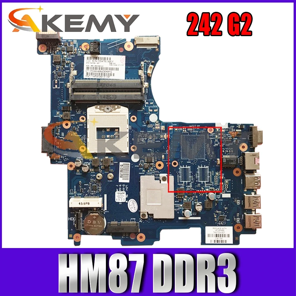 743703-001 743703-001 For HP Pavillion 242 G2 Notebook motherboard 6050A2593401 SR17D PGA 947 HM87 DDR3 Mainboard
743703-001 743703-001 For HP Pavillion 242 G2 Notebook motherboard 6050A2593401 SR17D PGA 947 HM87 DDR3 Mainboard