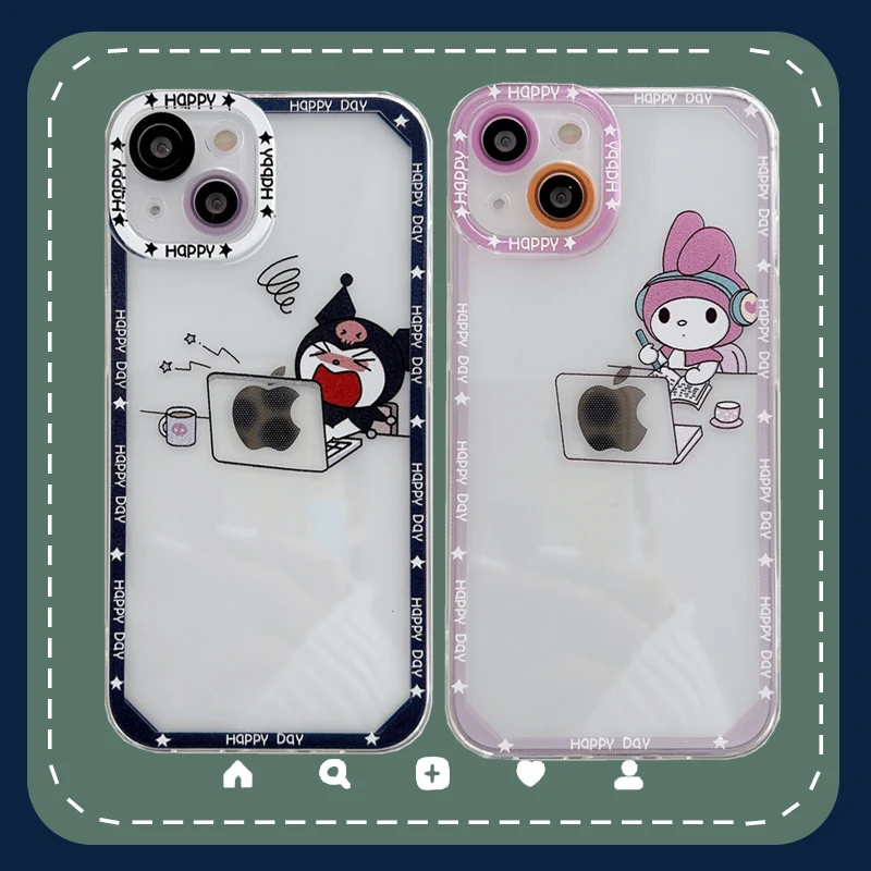 Bandai Creative and Cute Kuromi and Melody Phone Case for iPhone 13 12 11 Pro Max Xs Xr X XsMax 8 7 Plus High Quality Cover
Bandai Creative and Cute Kuromi and Melody Phone Case for iPhone 13 12 11 Pro Max Xs Xr X XsMax 8 7 Plus High Quality Cover