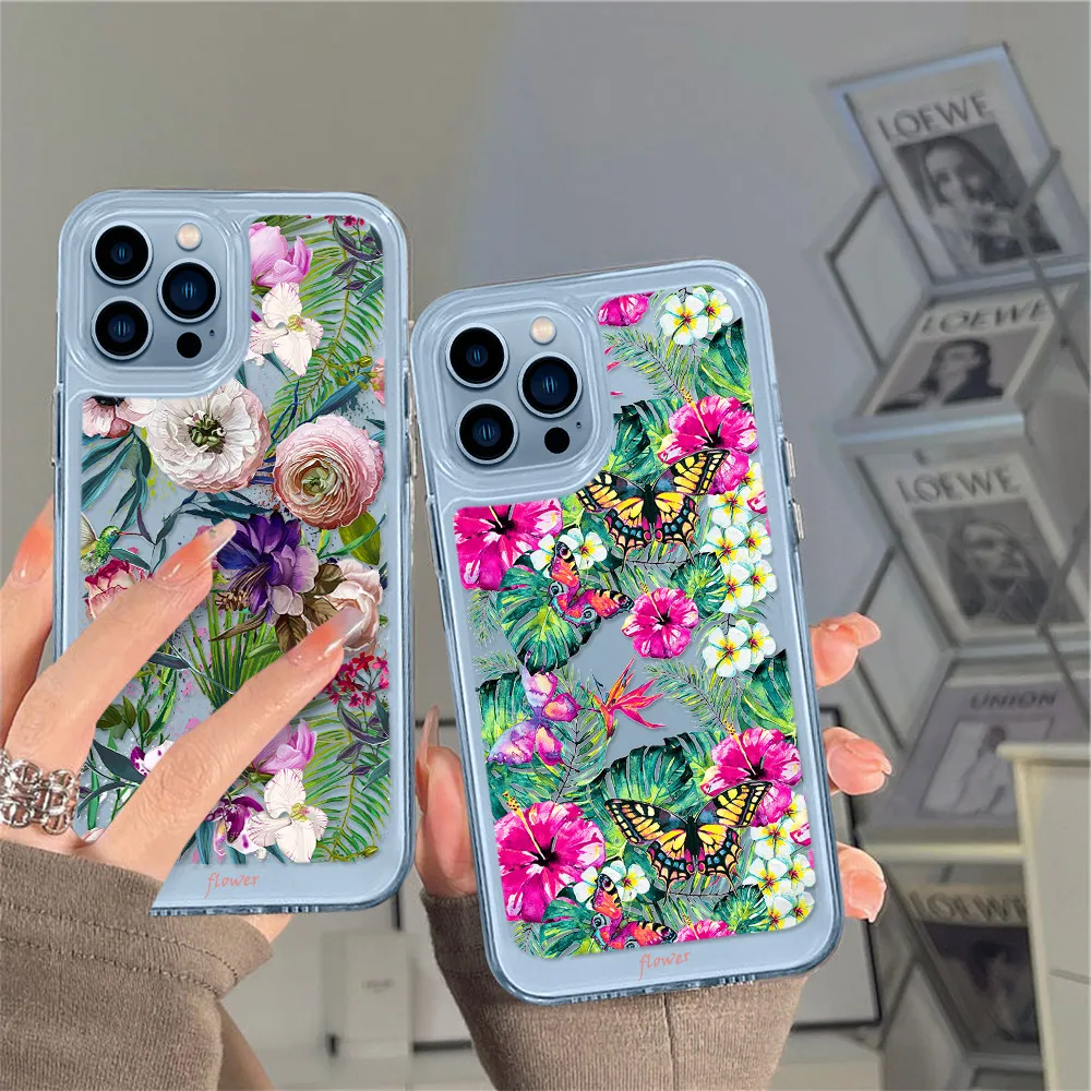 Luxury Shockproof Clear Phone Case For IPhone 13 11 12 Pro X XR XS Max Flower Leaves Camera Protective Transparent Soft Cover
Luxury Shockproof Clear Phone Case For IPhone 13 11 12 Pro X XR XS Max Flower Leaves Camera Protective Transparent Soft Cover