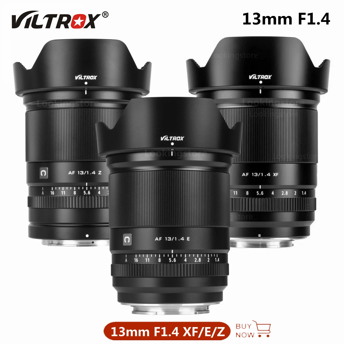 VILTROX 13mm F1.4 Sony E Nikon Z Fuji X Mount Lens Large Aperture Auto Focus Ultra Wide Angle APS-C Vlog Camera Lens
VILTROX 13mm F1.4 Sony E Nikon Z Fuji X Mount Lens Large Aperture Auto Focus Ultra Wide Angle APS-C Vlog Camera Lens