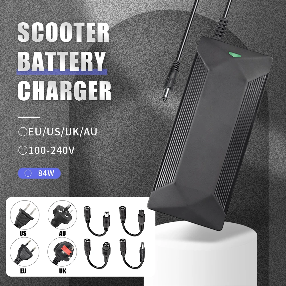 New 42V 2A Power Adapter Electric Scooter Charger Lithium Battery Charger with 4 Connector Adapter for 36V Electric Scooters
New 42V 2A Power Adapter Electric Scooter Charger Lithium Battery Charger with 4 Connector Adapter for 36V Electric Scooters
