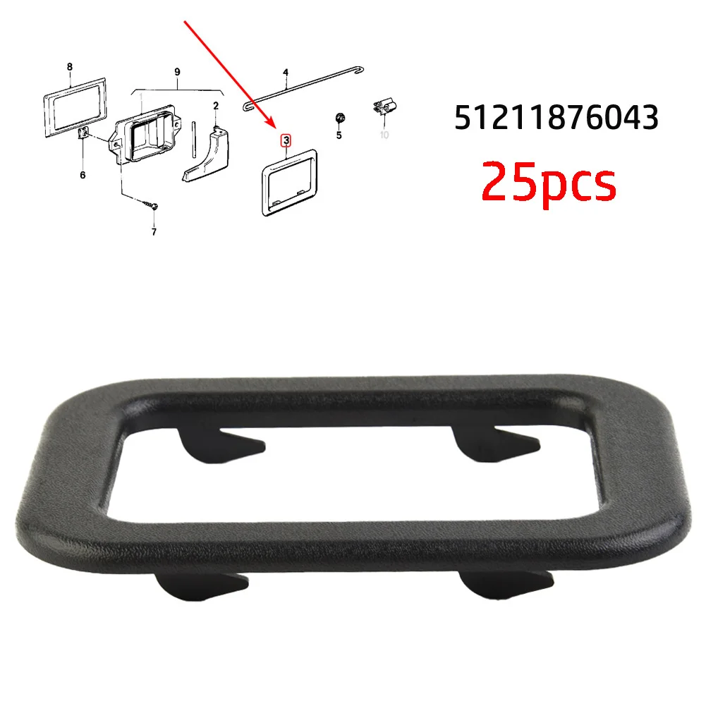25pcs For BMW 318i 318iS 325e M6 M5 L7 L6 733i 635csi Interior Door Handle Cover Trim Bezel 51211876043
25pcs For BMW 318i 318iS 325e M6 M5 L7 L6 733i 635csi Interior Door Handle Cover Trim Bezel 51211876043