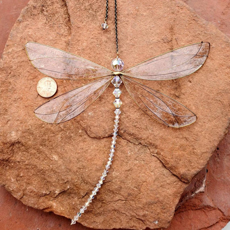 Dragonfly Crystal Dragonfly Window Hanging Decor Crystal Dragonfly Pendant Ornament for Patio Garden Lawn
Dragonfly Crystal Dragonfly Window Hanging Decor Crystal Dragonfly Pendant Ornament for Patio Garden Lawn