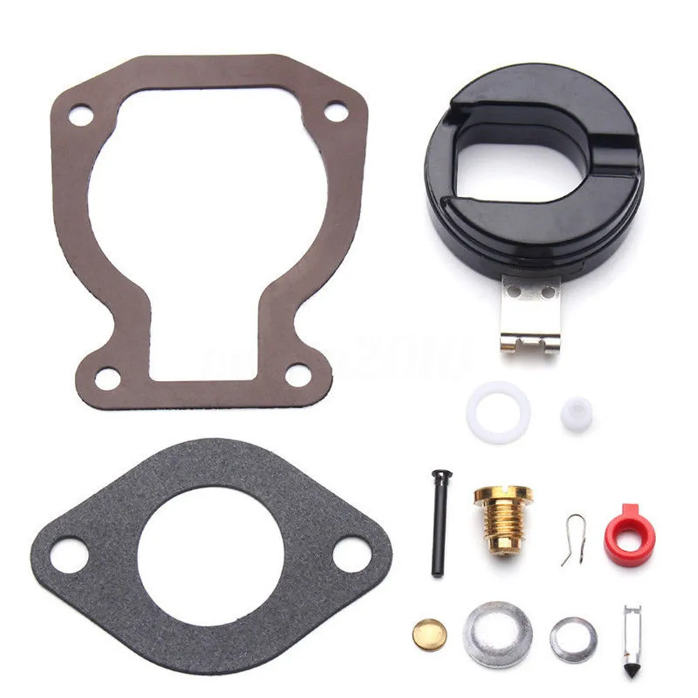 

398453/0398453 Carburetor Rebuild Kit With Float for Johnson Evinrude BRP Outboard 4HP 4.5HP 5HP 6HP 7.5HP 8HP 9.9HP 14HP 15HP