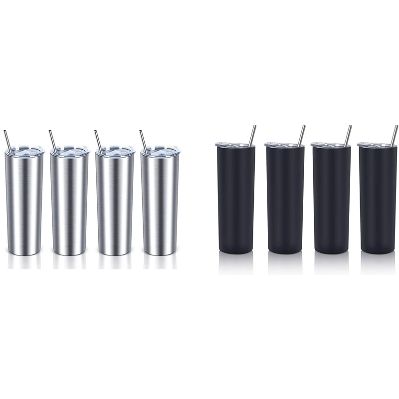 Skinny Tumblers Set, Skinny Stainless Steel Tumbler Set with Lids, Skinny Slim Water Tumbler for Diy
Skinny Tumblers Set, Skinny Stainless Steel Tumbler Set with Lids, Skinny Slim Water Tumbler for Diy