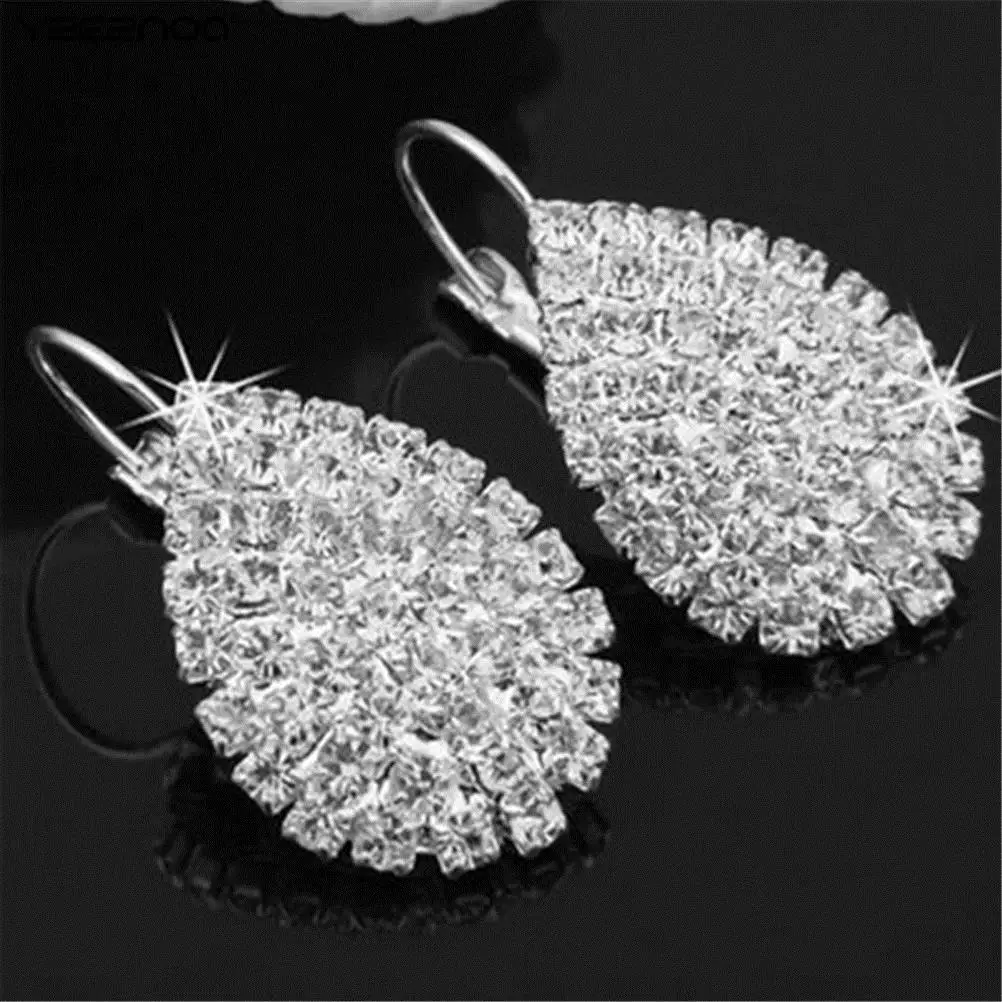 1Pair Brand New Crystal White Tears Rhinestone Earring Fashion Elegant Ear Hook Jewelry Gifts For Women 
1Pair Brand New Crystal White Tears Rhinestone Earring Fashion Elegant Ear Hook Jewelry Gifts For Women