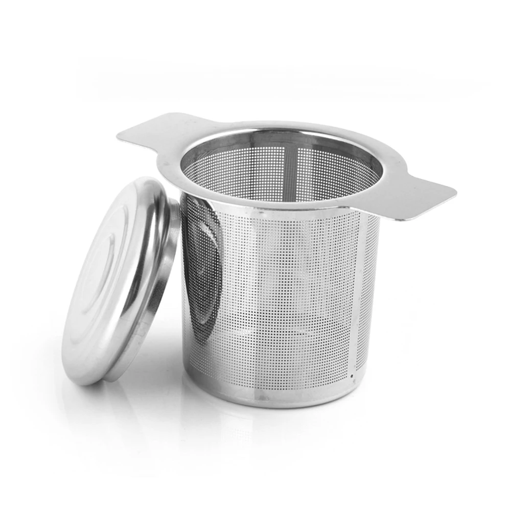 304 Stainless Steel Mesh Tea Leak With Cover Filter Reusable Drinkware Tea Infuser Grid Binaural Teapot Tea Strainer Coffee Leak
304 Stainless Steel Mesh Tea Leak With Cover Filter Reusable Drinkware Tea Infuser Grid Binaural Teapot Tea Strainer Coffee Leak