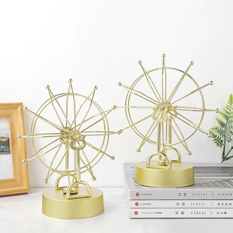 Nordic Home Decoration Creative for Living Room Gold Ferris Wheel Model Figurines Office Desk Decor Modern Art Gift
Nordic Home Decoration Creative for Living Room Gold Ferris Wheel Model Figurines Office Desk Decor Modern Art Gift