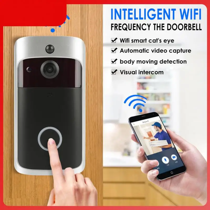 Умный дверной звонок с Wi-Fi камерой, беспроводной Видеозвонок для квартир, звонок для телефона, домашние камеры видеонаблюдения
Умный дверной звонок с Wi-Fi камерой, беспроводной Видеозвонок для квартир, звонок для телефона, домашние камеры видеонаблюдения