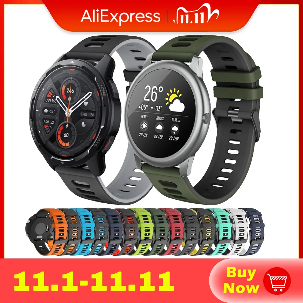 For Xiaomi Mi Watch S1 Active/HaylouSolar LS05/RT2/GST Strap 22mm Silicone Bracelet Replaceable Smartwatch Wristband Accessories
For Xiaomi Mi Watch S1 Active/HaylouSolar LS05/RT2/GST Strap 22mm Silicone Bracelet Replaceable Smartwatch Wristband Accessories