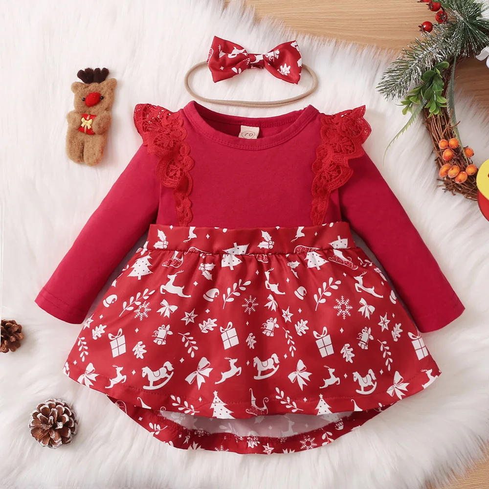 LAPA Christmas Baby Romper Dress Outfit Toddler Long Sleeve Baby Girl Clothes Newborn Infant Xmas Children Fashion Costumes
LAPA Christmas Baby Romper Dress Outfit Toddler Long Sleeve Baby Girl Clothes Newborn Infant Xmas Children Fashion Costumes
