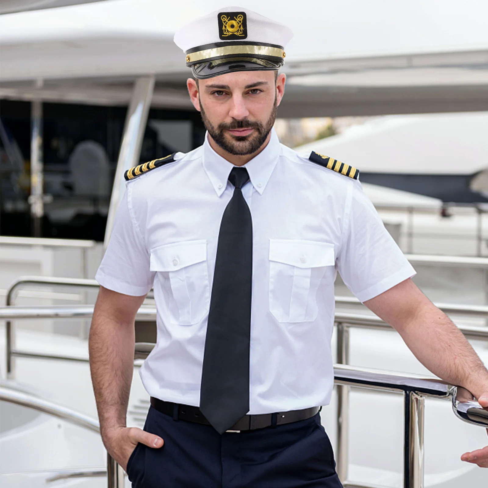 Costume Party Captain Hat Ladies Hats Sailor Decoration Women Clothing Accessories Decorate Boat
Costume Party Captain Hat Ladies Hats Sailor Decoration Women Clothing Accessories Decorate Boat