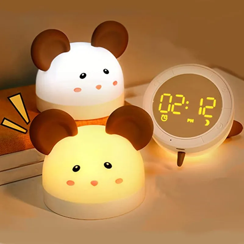 Kids Alarm Clock Cute Mouse Children Alarm Clocks with Night Light Usb Rechargeable Color Changing Soft Lights Wake Up for Gift
Kids Alarm Clock Cute Mouse Children Alarm Clocks with Night Light Usb Rechargeable Color Changing Soft Lights Wake Up for Gift