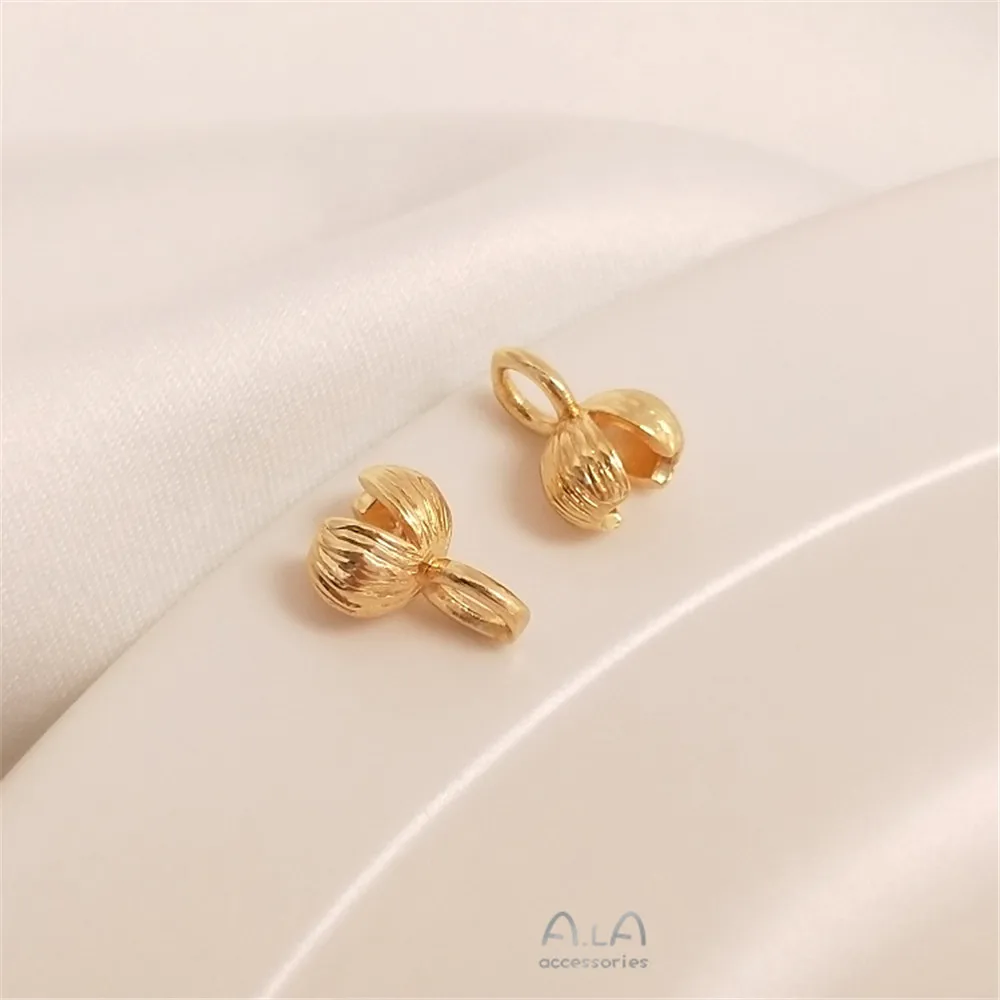 14K plated gold filled Bract end buckle Handmade DIY bracelet necklace end link clip accessories
14K plated gold filled Bract end buckle Handmade DIY bracelet necklace end link clip accessories
