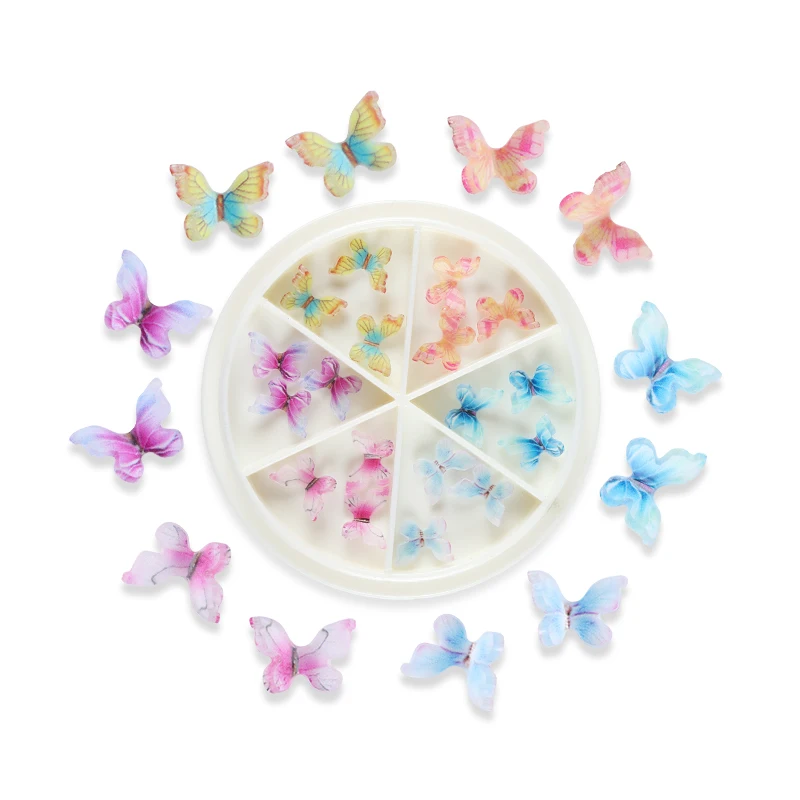 18 Pcs/Set Butterfly DIY Resin Charms Slime Glitter Epoxy Resin Silicone Mold Fillers UV Nail Art Decorations For Jewelry Making
18 Pcs/Set Butterfly DIY Resin Charms Slime Glitter Epoxy Resin Silicone Mold Fillers UV Nail Art Decorations For Jewelry Making