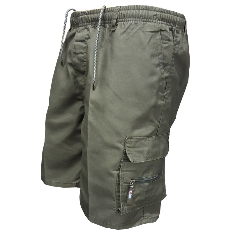 Summer Men's Casual Overalls Shorts Loose Sports Jogging Tactical Five-point Pants Men's Cotton Multi-pocket Elastic Waist Pants
Summer Men's Casual Overalls Shorts Loose Sports Jogging Tactical Five-point Pants Men's Cotton Multi-pocket Elastic Waist Pants