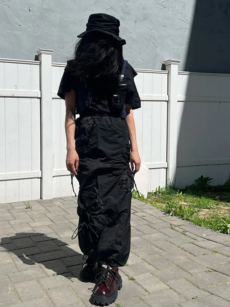 Knot Women's Skirt Drawstring Hollow Out Patchwork Midi Skirts Y2K Fairy Grunge Harajuku Summer 2022 Aesthetics Gothic Clothes
Knot Women's Skirt Drawstring Hollow Out Patchwork Midi Skirts Y2K Fairy Grunge Harajuku Summer 2022 Aesthetics Gothic Clothes