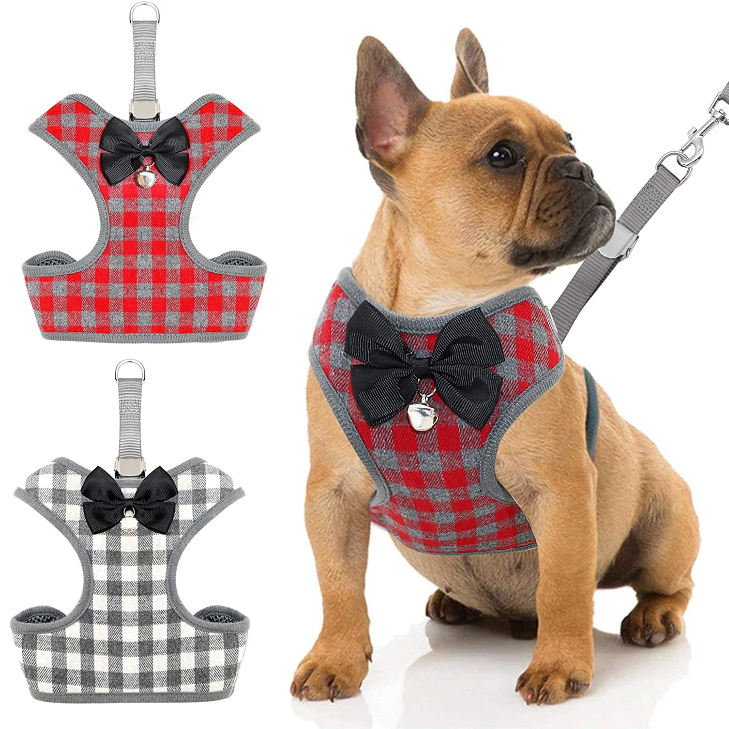 Small Dog Harness and Leash Set - No Pull Pet Harness with Soft Mesh Nylon Vest for Small Dogs
Small Dog Harness and Leash Set - No Pull Pet Harness with Soft Mesh Nylon Vest for Small Dogs