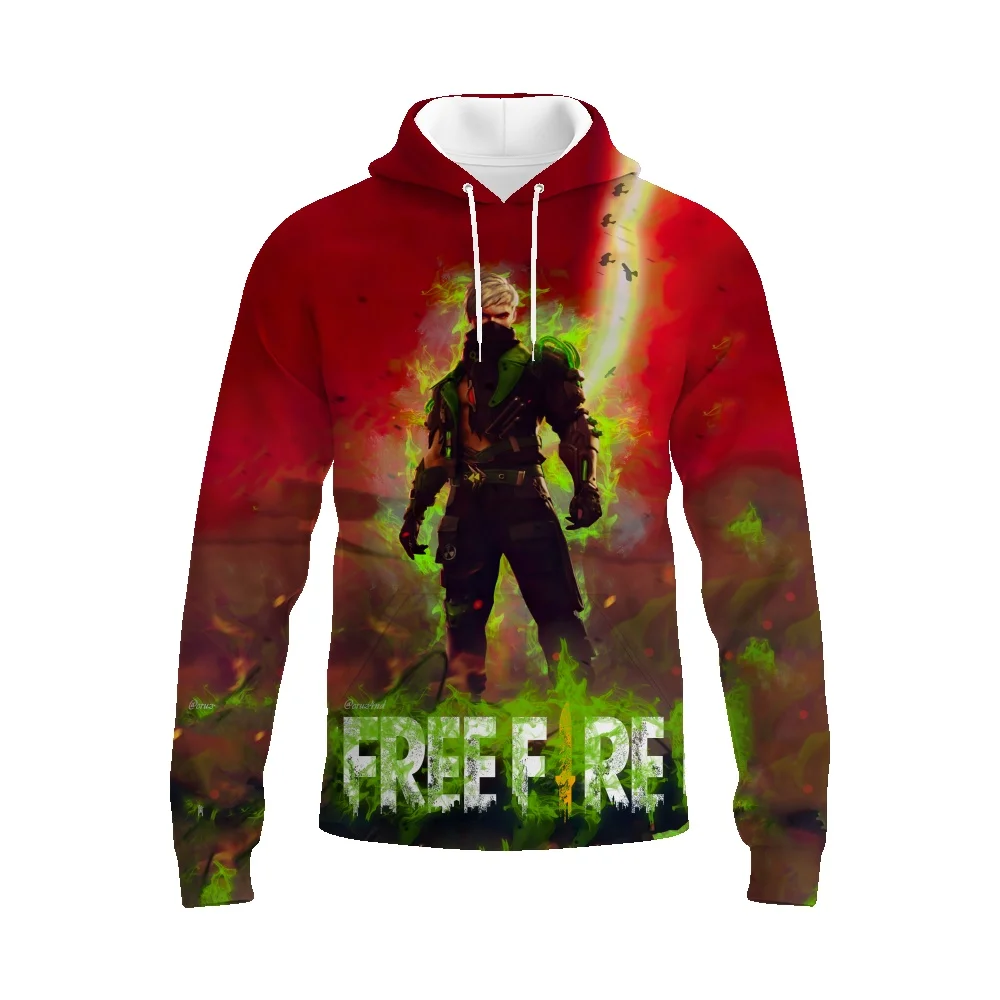 Свитер с коротким рукавом и принтом Free Fire game Мужской осенне-зимний модный брендовый Топ большого размера универсальная одежда с капюшоном
Свитер с коротким рукавом и принтом Free Fire game Мужской осенне-зимний модный брендовый Топ большого размера универсальная одежда с капюшоном