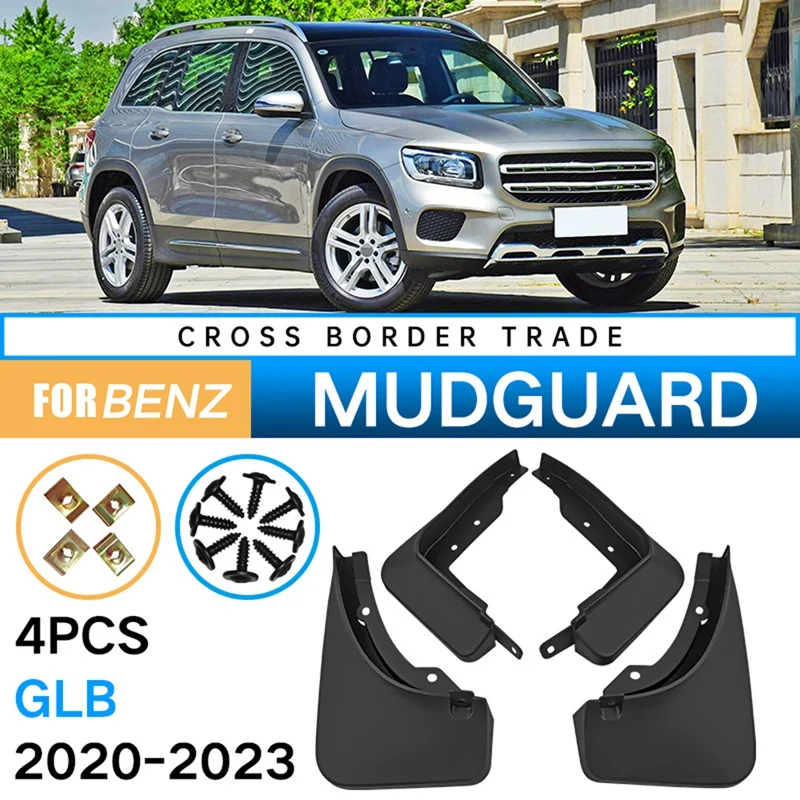 Car Mudflapor For Mercedes-Benz GLB X247 2020-2023 Fender Mud Guard Flap Splash Flaps Mudguards Accessories
Car Mudflapor For Mercedes-Benz GLB X247 2020-2023 Fender Mud Guard Flap Splash Flaps Mudguards Accessories