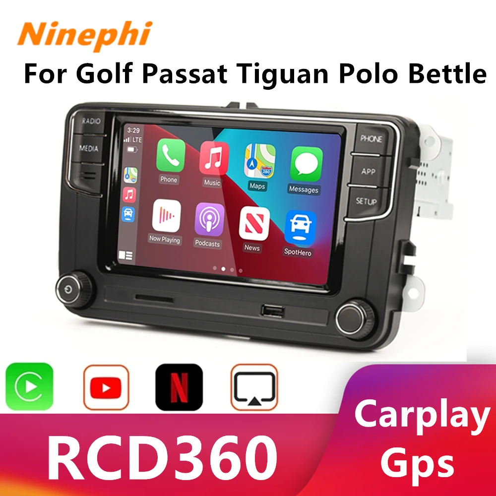 Автомобильное радио RCD360 MIB Carplay Android DS RCD330, головное устройство с зеркальным соединением для VW Polo Golf Passat Jetta MK5 MK6 B6 B7 Eos Bettle
Автомобильное радио RCD360 MIB Carplay Android DS RCD330, головное устройство с зеркальным соединением для VW Polo Golf Passat Jetta MK5 MK6 B6 B7 Eos Bettle