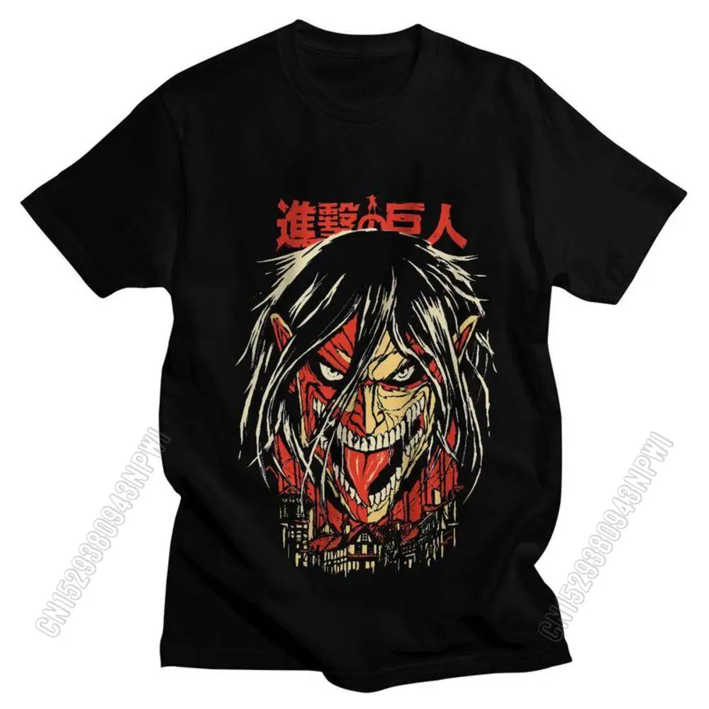 Attack On Titan T Shirt Men Short-Sleeve Anime Manga Eren Yeager T-Shirt Tee Soft Cotton Regular Fit Tshirt Merchandise
Attack On Titan T Shirt Men Short-Sleeve Anime Manga Eren Yeager T-Shirt Tee Soft Cotton Regular Fit Tshirt Merchandise
