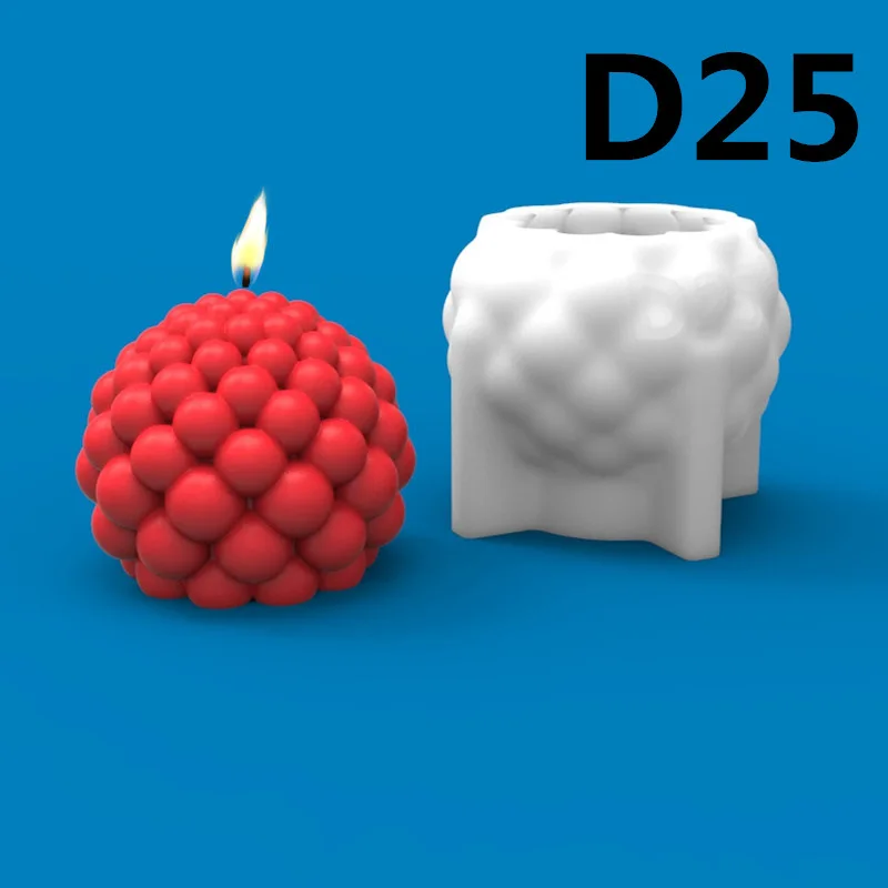 D25 Spherical Bubbles Candle Silicone Mold Gypsum form Carving Art Aromatherapy Plaster Home Decoration Mold Wedding Gift
D25 Spherical Bubbles Candle Silicone Mold Gypsum form Carving Art Aromatherapy Plaster Home Decoration Mold Wedding Gift
