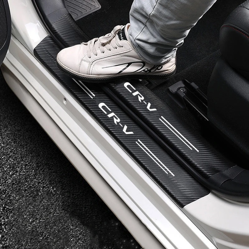 Carbon Fiber Auto Door Threshold Waterproof Decal Auto Door Trunk Protective Strip For Honda CRV cr-v 2019 2016 2020 2017
Carbon Fiber Auto Door Threshold Waterproof Decal Auto Door Trunk Protective Strip For Honda CRV cr-v 2019 2016 2020 2017