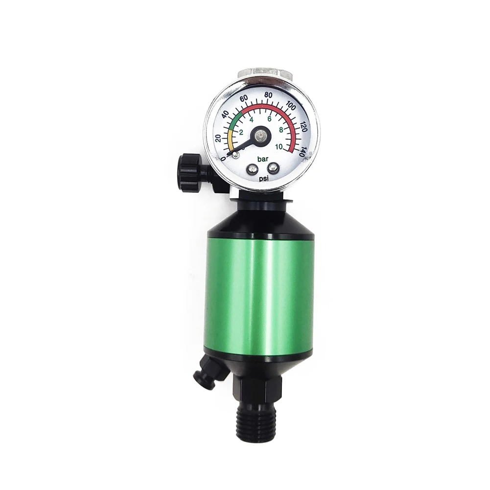 Air Regulator with Air Filter Spray Gun Air Regulator Gauge Air Spray In-Line Water Trap Filter Tools Paint Spray Gun Regulator
Air Regulator with Air Filter Spray Gun Air Regulator Gauge Air Spray In-Line Water Trap Filter Tools Paint Spray Gun Regulator