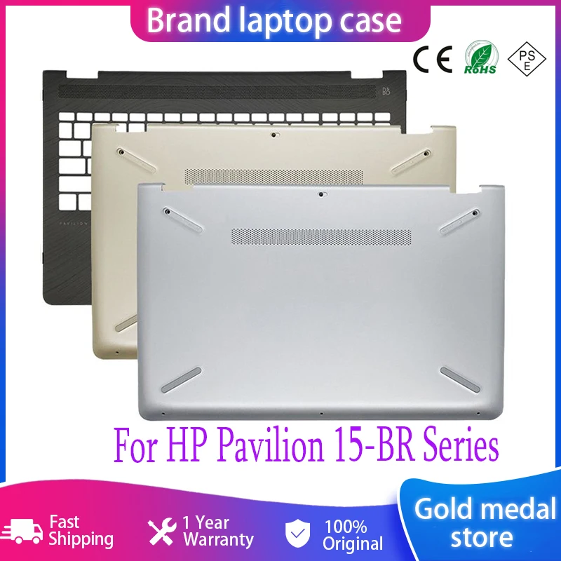 New Laptops Palmrest Bottom Case For HP Pavilion 15-BR Series Laptop Bottom Case C D Cover 15.6 Inch Silver/Gold 
New Laptops Palmrest Bottom Case For HP Pavilion 15-BR Series Laptop Bottom Case C D Cover 15.6 Inch Silver/Gold