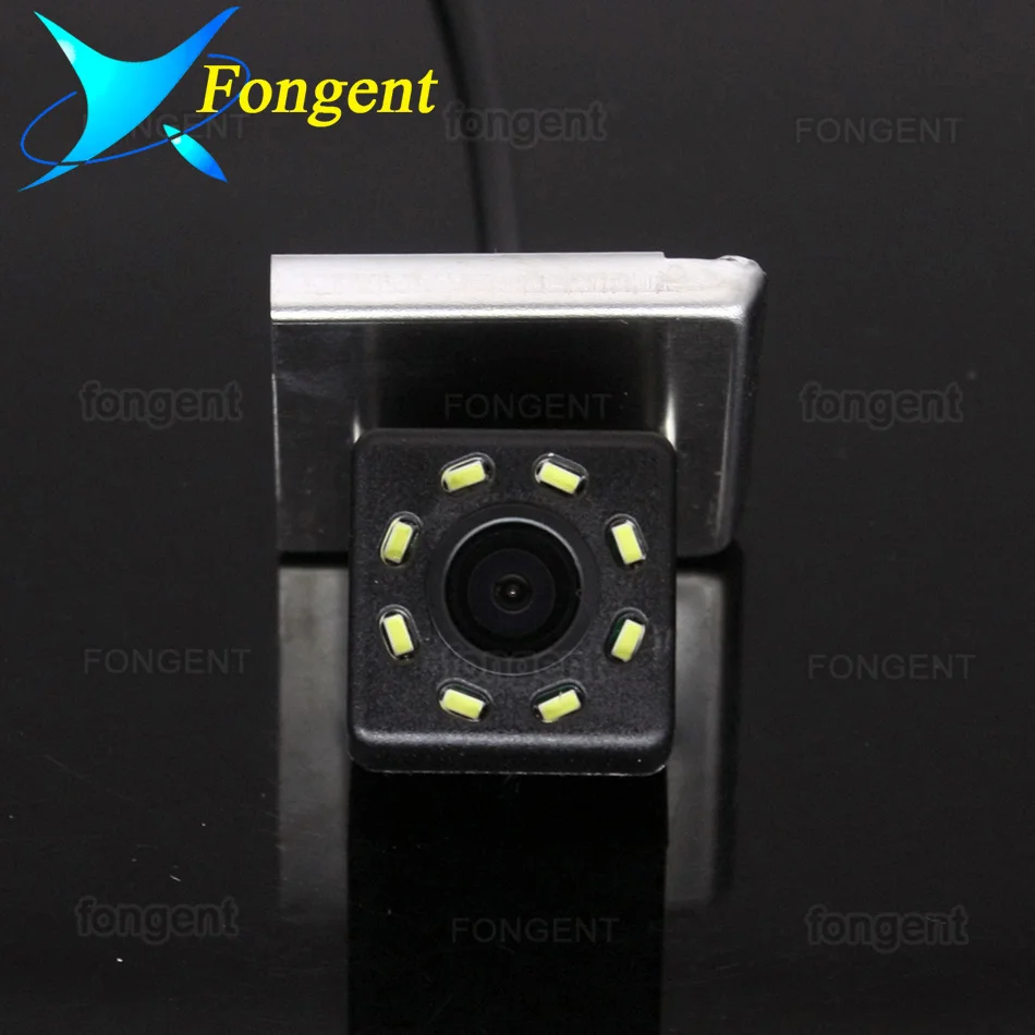 

for Renault Duster 2013 Car Reverse Parking Accessories Bracket License Plate Lights Fisheye Rear View Reverse Back up Camera