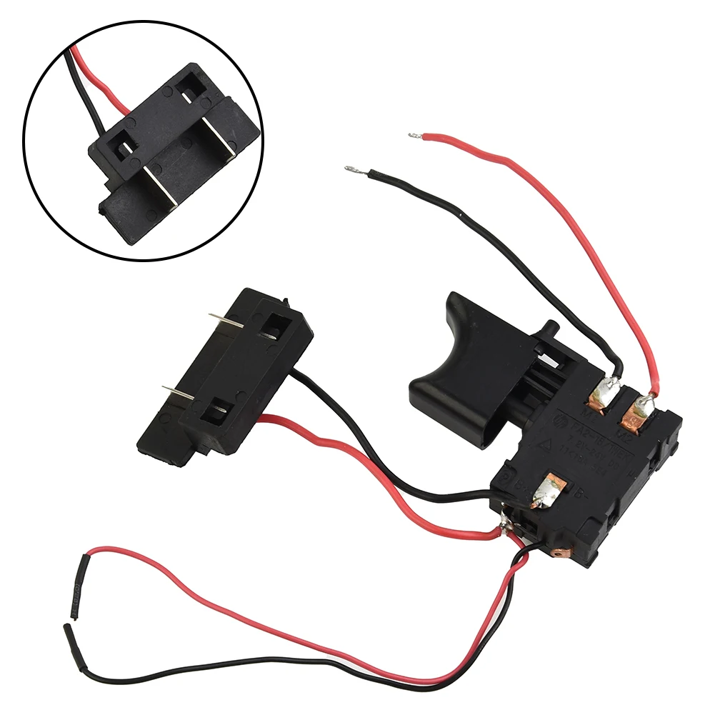 W/ Light Trigger Switch Speed Control Trigger Switch Black Drill Lithium Battery Plastic/Metal Reliable Useful Durable
W/ Light Trigger Switch Speed Control Trigger Switch Black Drill Lithium Battery Plastic/Metal Reliable Useful Durable
