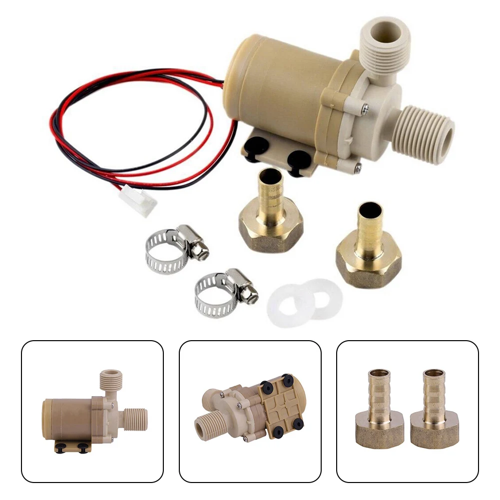 12V Brushless Heater Solar Hot Water Circulation Pump 1/2 "NPT BSP Female Threaded Joint Silent Coupler Waterproof
12V Brushless Heater Solar Hot Water Circulation Pump 1/2 "NPT BSP Female Threaded Joint Silent Coupler Waterproof