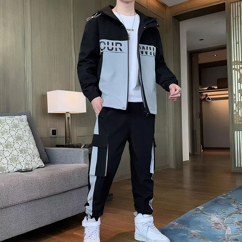 Men's Fashion Tracksuits 2022 New Men Hip Hop Sweat Suit Male Patchwork Clothes Sweatshirts + Sweatpants Track Suit Sets
Men's Fashion Tracksuits 2022 New Men Hip Hop Sweat Suit Male Patchwork Clothes Sweatshirts + Sweatpants Track Suit Sets