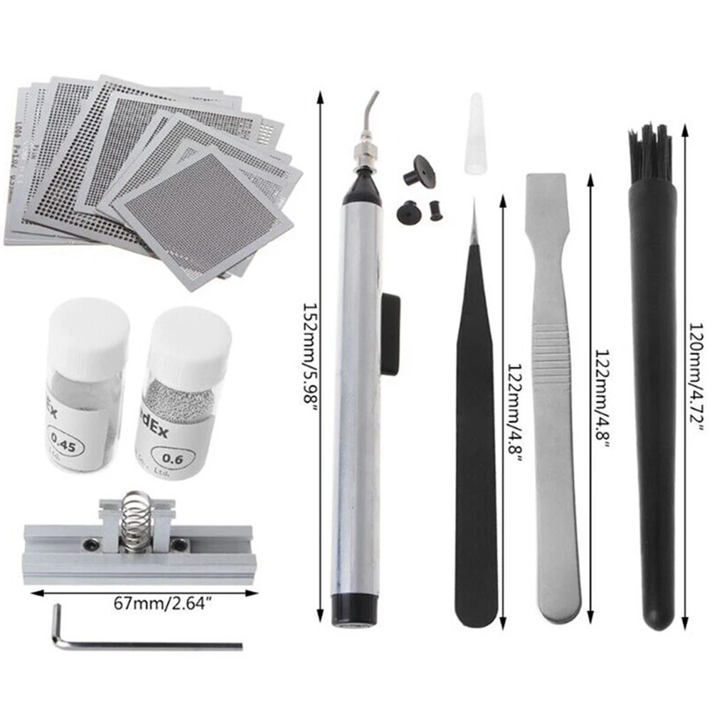 Reballing Stencils Solder BGA Combination Hex Wrench Metal Plating Structure Planting Platform Scraper Station Steel
Reballing Stencils Solder BGA Combination Hex Wrench Metal Plating Structure Planting Platform Scraper Station Steel