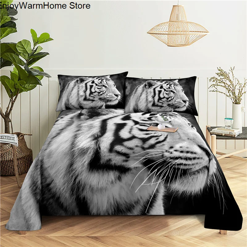 Tiger 0.9/1.2/1.5/1.8/2.0m Digital Printing Polyester Bed Flat Sheet With Pillowcase Print Bedding Set
Tiger 0.9/1.2/1.5/1.8/2.0m Digital Printing Polyester Bed Flat Sheet With Pillowcase Print Bedding Set