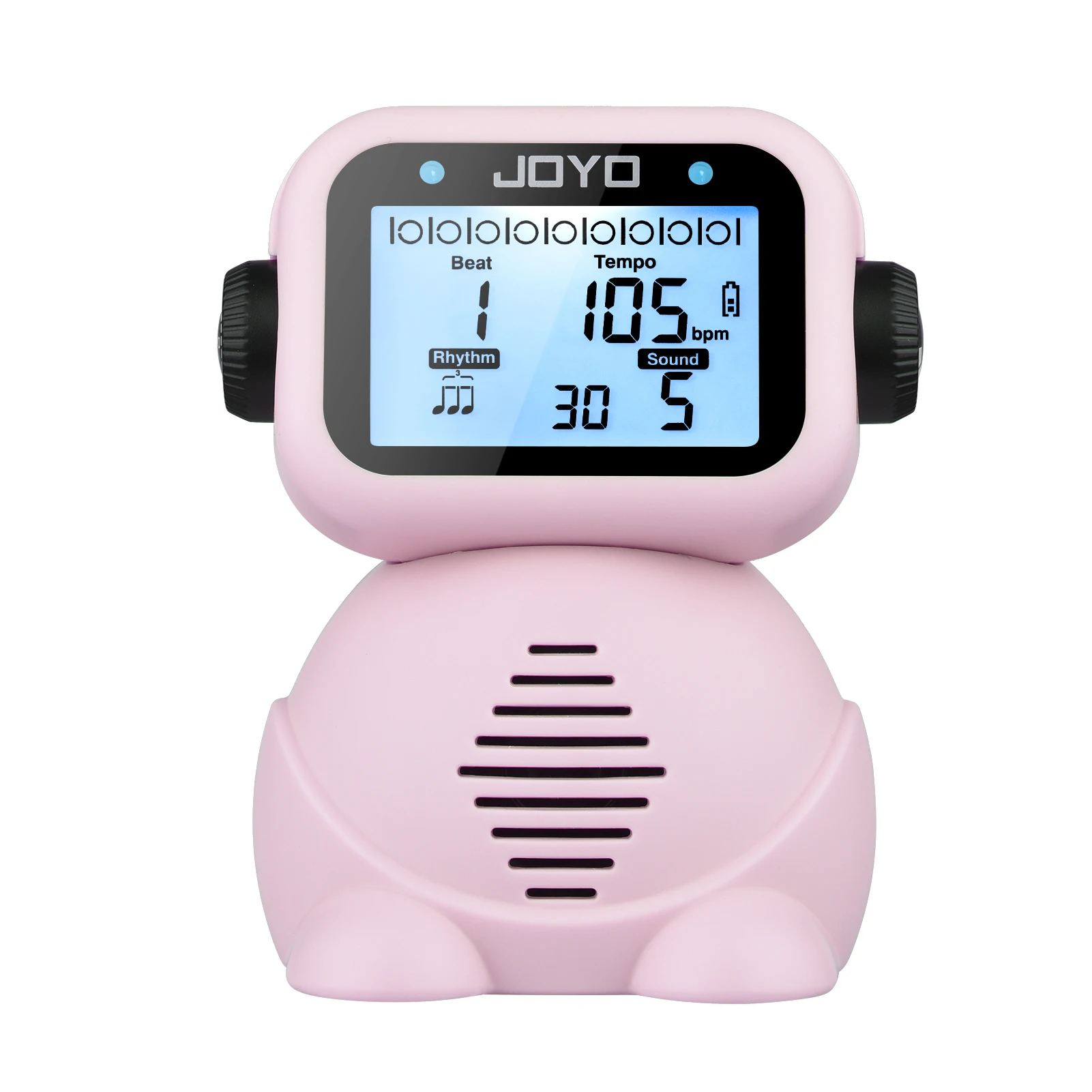 JOYO JM-93 Digital Voice Metronome Rechargeable Cartoon Robot Metronome Tuner with LCD Display Screen for Girls Boys Children
JOYO JM-93 Digital Voice Metronome Rechargeable Cartoon Robot Metronome Tuner with LCD Display Screen for Girls Boys Children