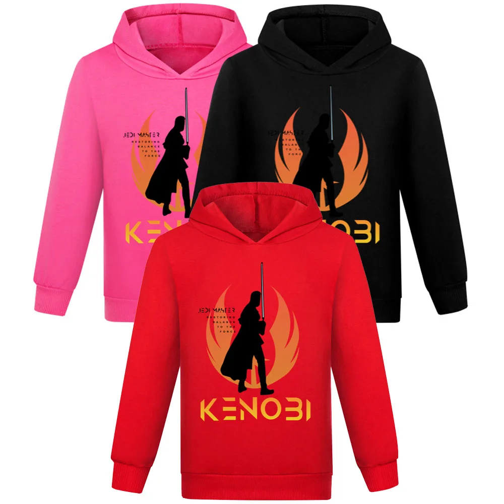 Spring Autumn Boy's Girl's Obi Wan Kenobi Hoodies Children Long Sleeve Casual Tops Kids Amecia Anime Ninja Sweatshirts 4-14 Year
Spring Autumn Boy's Girl's Obi Wan Kenobi Hoodies Children Long Sleeve Casual Tops Kids Amecia Anime Ninja Sweatshirts 4-14 Year