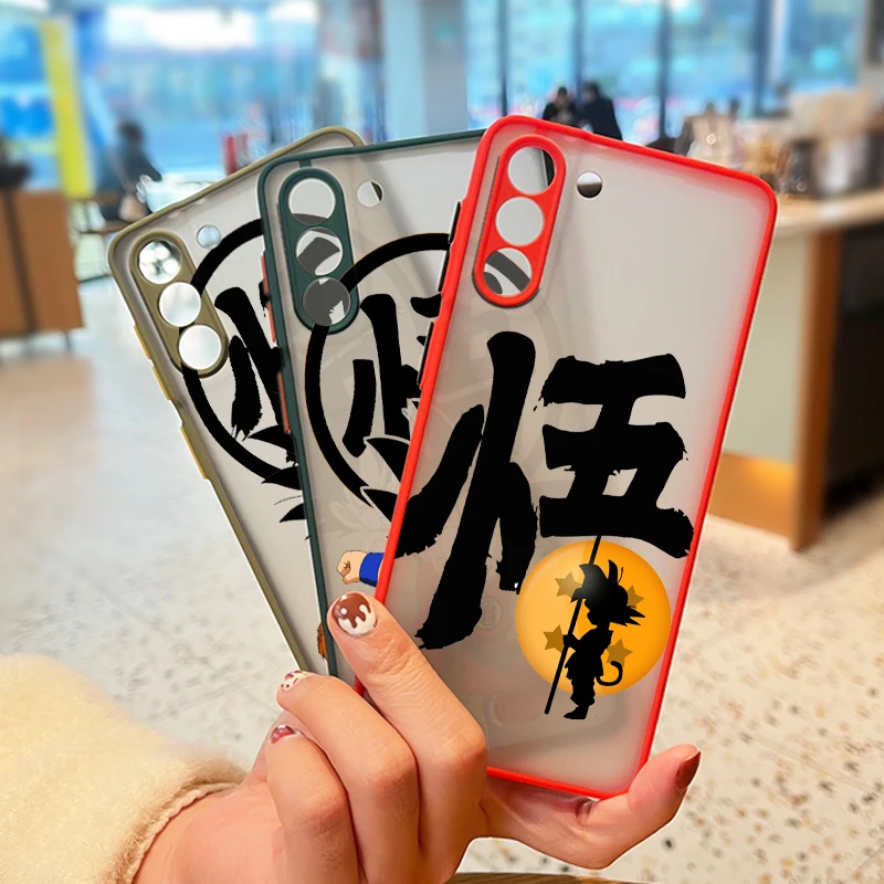 Anime GOKU Dragon Ball For Samsung Galaxy S22 S21 Ultra S20 FE Lite S10 S9 S8 Plus 5G Frosted Translucent Phone Case Capa Cover
Anime GOKU Dragon Ball For Samsung Galaxy S22 S21 Ultra S20 FE Lite S10 S9 S8 Plus 5G Frosted Translucent Phone Case Capa Cover
