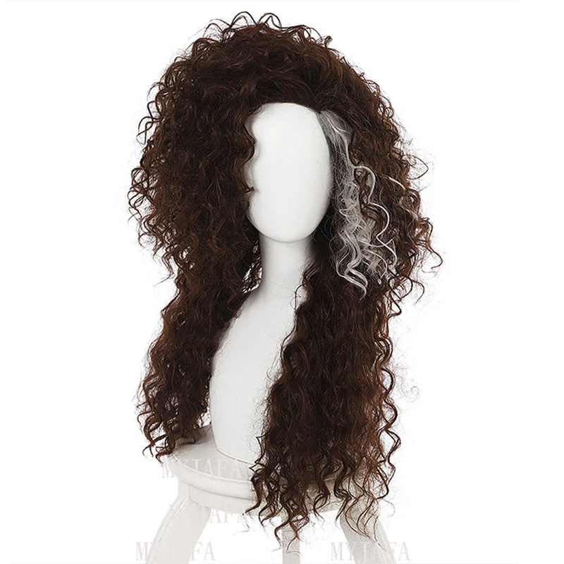 Bellatrix Lestrange Cosplay Wig Long Brown Curly Heat Resistant Synthetic Hair Halloween Role Play Party Movie Wigs Wig Cap
Bellatrix Lestrange Cosplay Wig Long Brown Curly Heat Resistant Synthetic Hair Halloween Role Play Party Movie Wigs Wig Cap