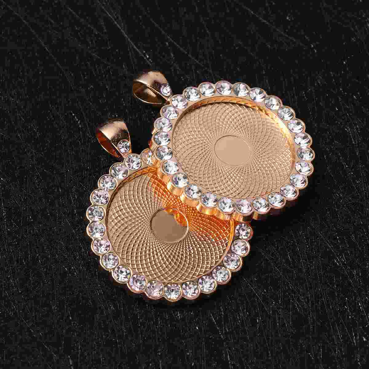Pendant Tray Trays Bezel Jewelry Rhinestone Setting Round Blanks Making Settings Photo Craft Metal Charms Blank Parts Necklace
Pendant Tray Trays Bezel Jewelry Rhinestone Setting Round Blanks Making Settings Photo Craft Metal Charms Blank Parts Necklace