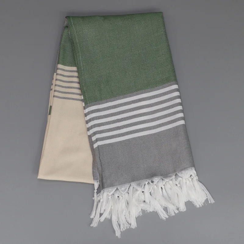 Turkish Towel Oversized Beach Towel Bulk Nordic Green Striped Knit Wrapped Shawl Multicolor Women Travel Blanket Scarf 100x180cm
Turkish Towel Oversized Beach Towel Bulk Nordic Green Striped Knit Wrapped Shawl Multicolor Women Travel Blanket Scarf 100x180cm
