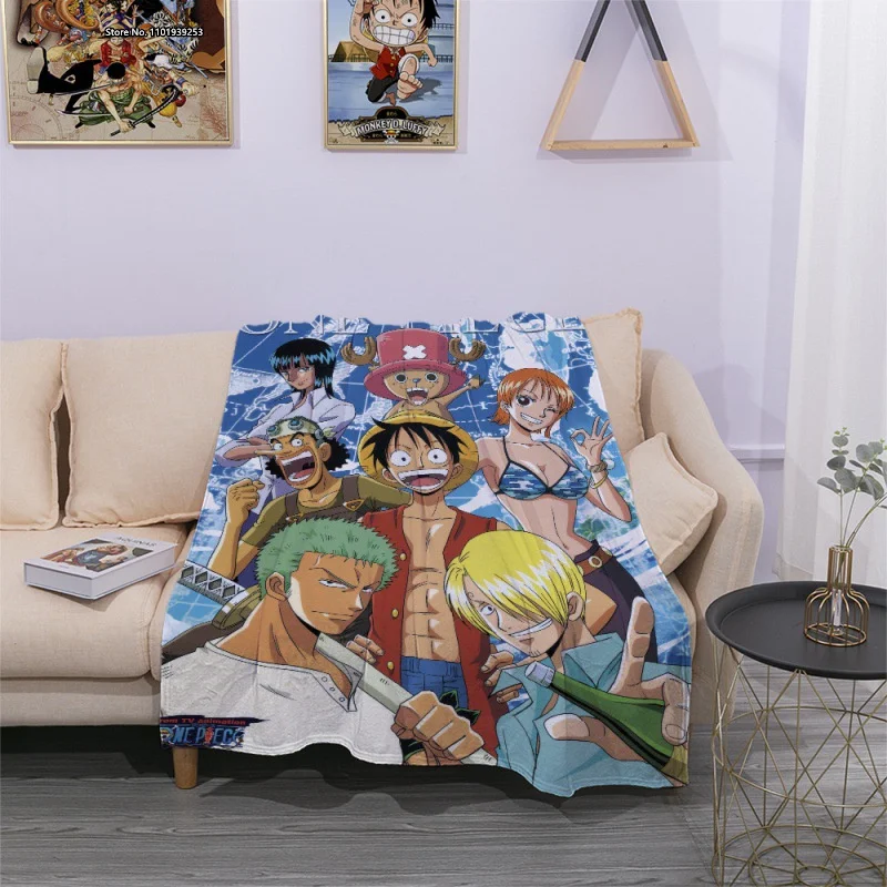 Classic Cartoon One Piece Luffy Series Design Blanket Soft Comfort Bedroom Sofa Air Conditioning Plane Blanket
Classic Cartoon One Piece Luffy Series Design Blanket Soft Comfort Bedroom Sofa Air Conditioning Plane Blanket