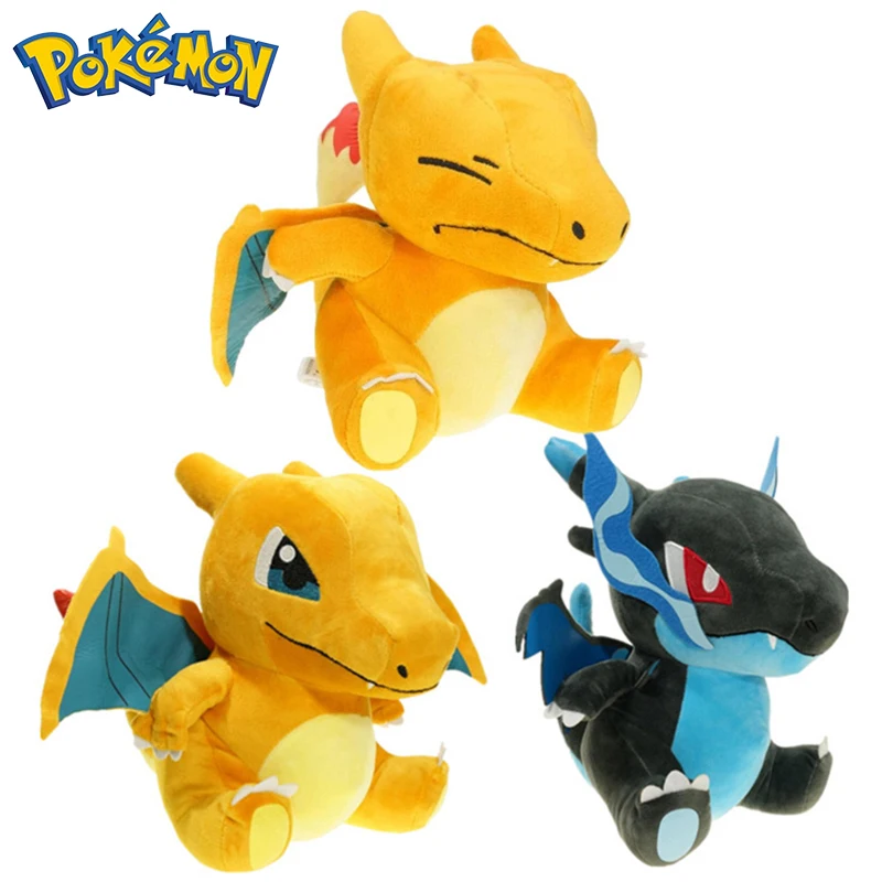 

TAKARA TOMY Pokemon Charizard Plush Toys Cute Q Version of Charizard Dolls Animation Peripherals Toys Children's Birthday Gifts