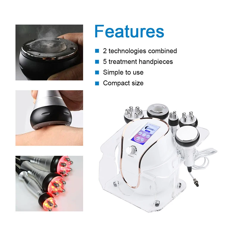 Factory Price Portable 5 In 1 40k Ultrasonic Vacuum Cavitation System Slimming Machine On Sale
Factory Price Portable 5 In 1 40k Ultrasonic Vacuum Cavitation System Slimming Machine On Sale