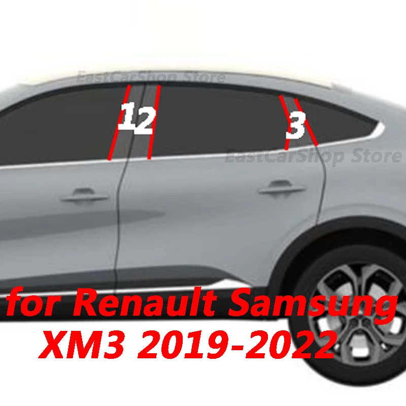 For Renault Arkana Samsung XM3 2019-2022 Car Glossy Black Door Central Window Middle Column Strip PC Pillar Accessories Cover
For Renault Arkana Samsung XM3 2019-2022 Car Glossy Black Door Central Window Middle Column Strip PC Pillar Accessories Cover